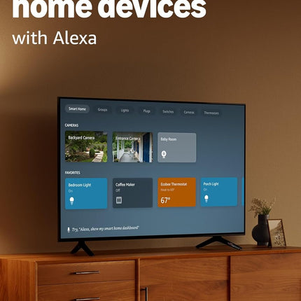 Amazon Fire TV Stick HD (newest model), free and live TV, Alexa Voice Remote, smart home controls, HD streaming